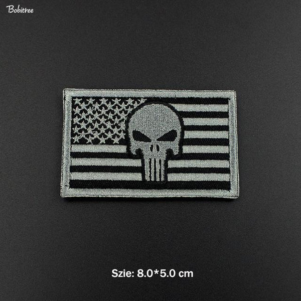 3D USA Flag Patches - SkullVibe