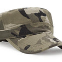 Camouflage Flat Top Dad Hat - SkullVibe