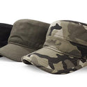 Camouflage Flat Top Dad Hat - SkullVibe