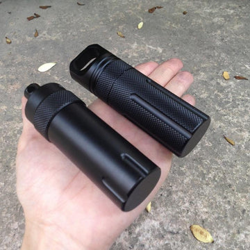 Aluminum Waterproof Pill Canister – EDC Camping Capsule