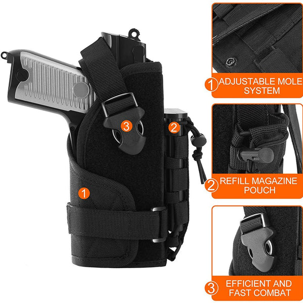 svPro™ Tactical Concealed Pistol Holster - SkullVibe