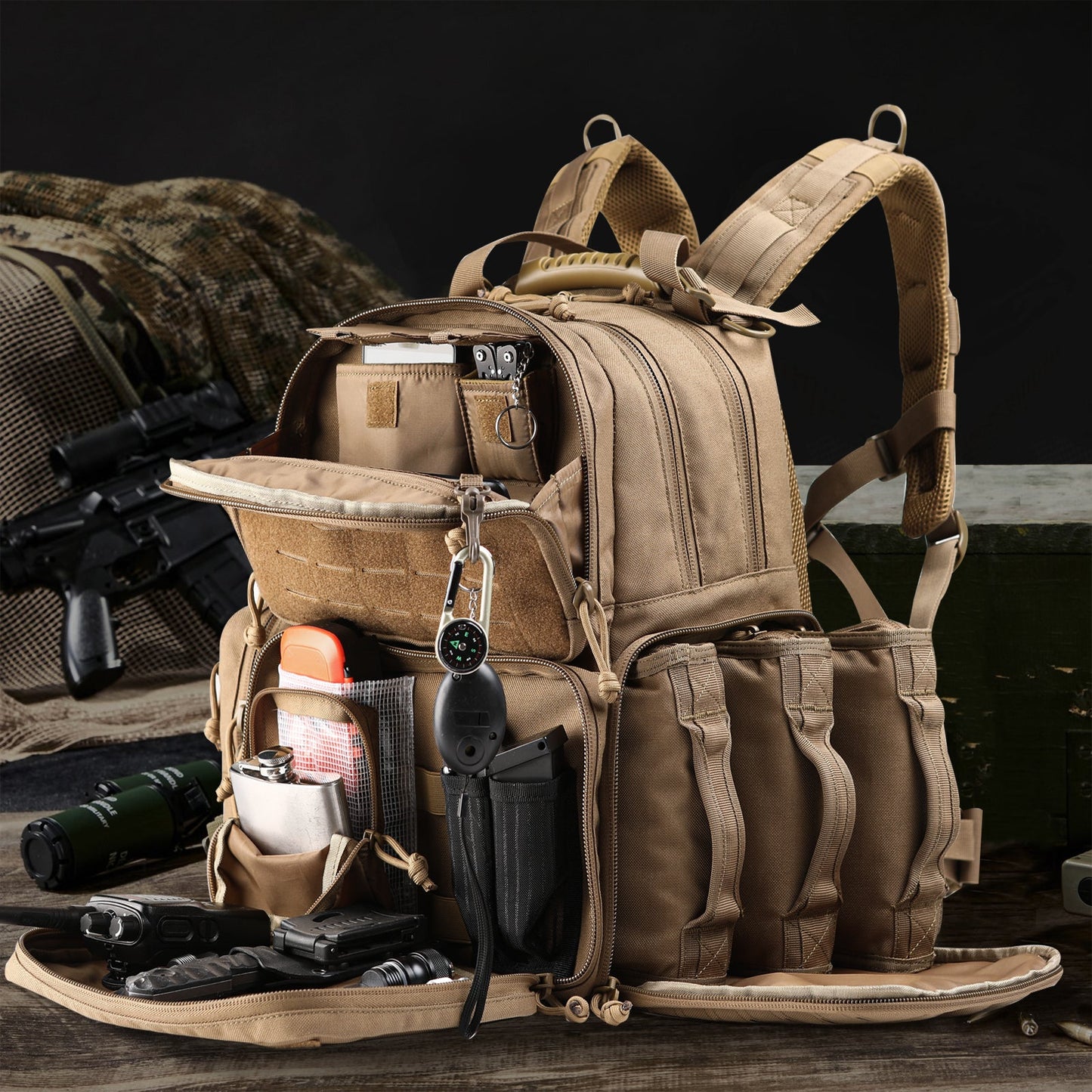 svPro™ Tactical Range Backpack - SkullVibe