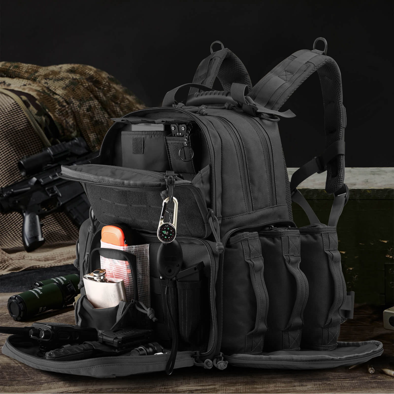 svPro™ Tactical Range Backpack - SkullVibe