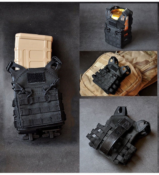 Tactical Beverage Military Vest v2 - SkullVibe