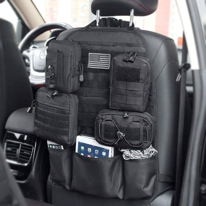Tactical MOLLE Car Seat Organizer v2 - SkullVibe