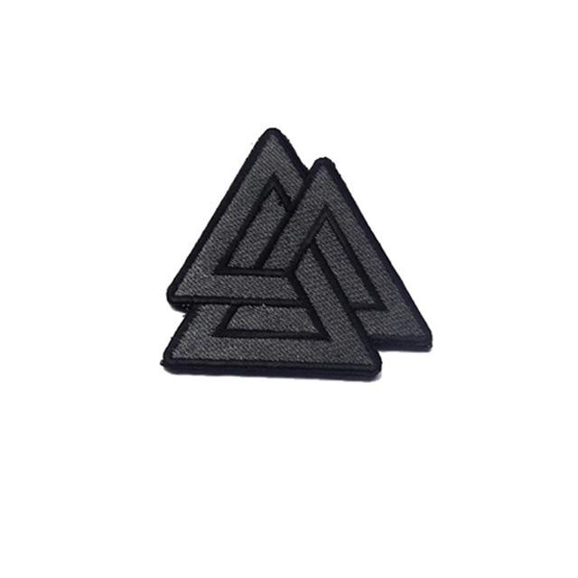 Morton Home Triangle Symbol Nordic Viking Odin Military Tactical Morale  Badge Hook & Loop Fastener Patch (White) : : Sports & Outdoors