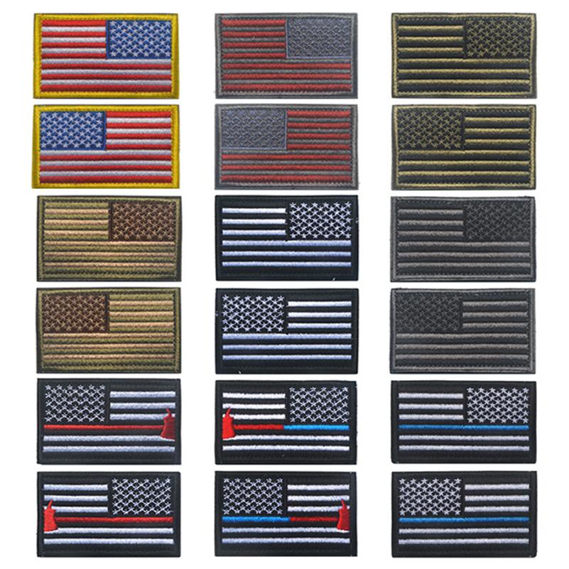 US Flag Military Patches (Combo) - SkullVibe