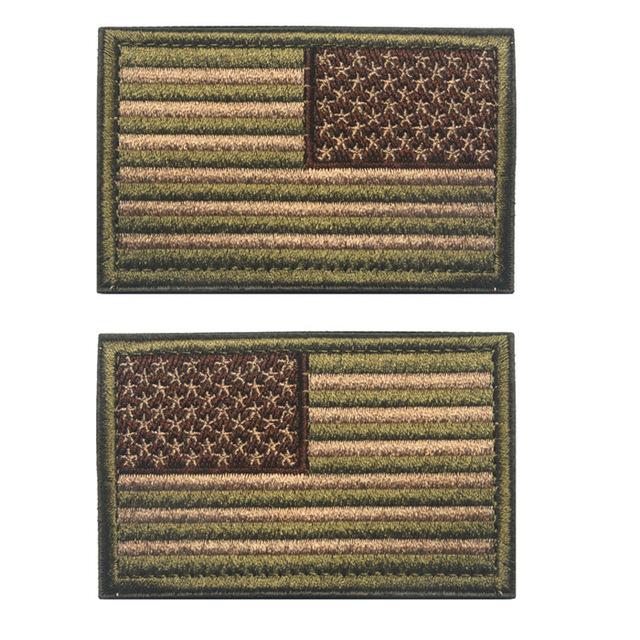 US Flag Military Patches (Combo) - SkullVibe